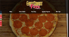 Desktop Screenshot of eastcoastpizza.com