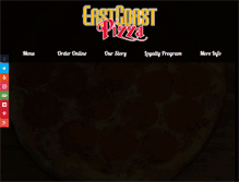 Tablet Screenshot of eastcoastpizza.com